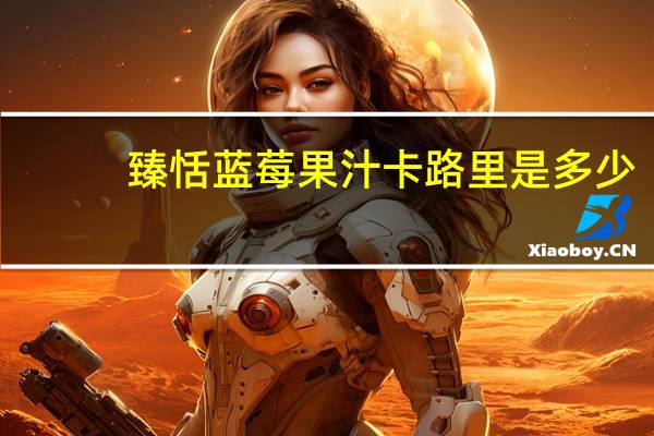 臻恬 蓝莓果汁卡路里是多少