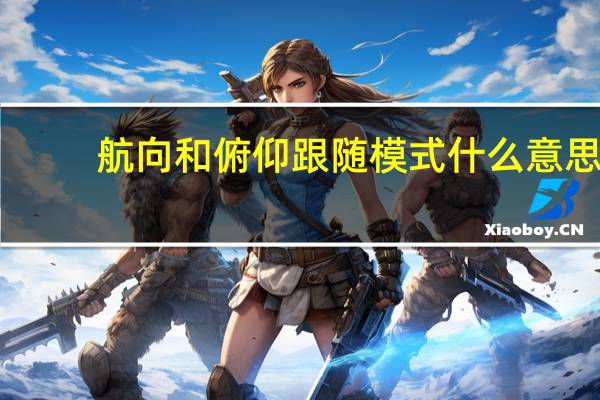 航向和俯仰跟随模式什么意思