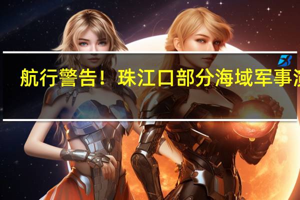航行警告！珠江口部分海域军事演习