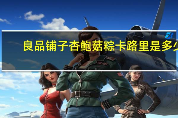 良品铺子 杏鲍菇粽卡路里是多少