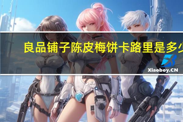 良品铺子 陈皮梅饼卡路里是多少