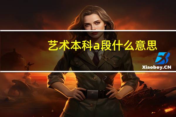 艺术本科a段什么意思