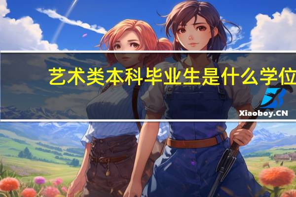 艺术类本科毕业生是什么学位
