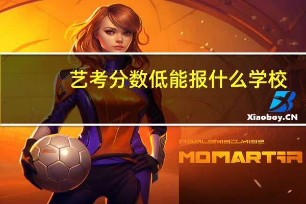 艺考分数低能报什么学校