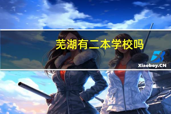 芜湖有二本学校吗