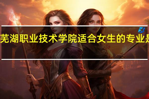芜湖职业技术学院适合女生的专业是什么