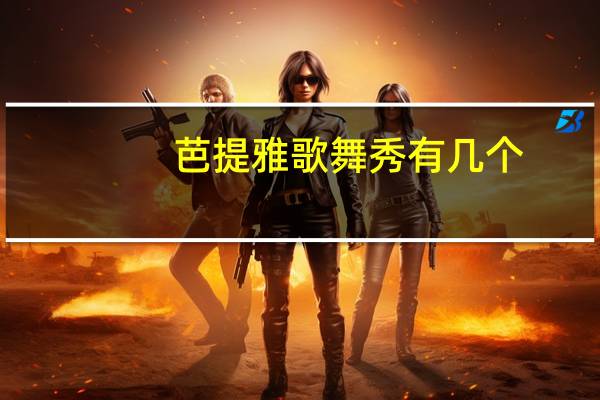芭提雅歌舞秀有几个