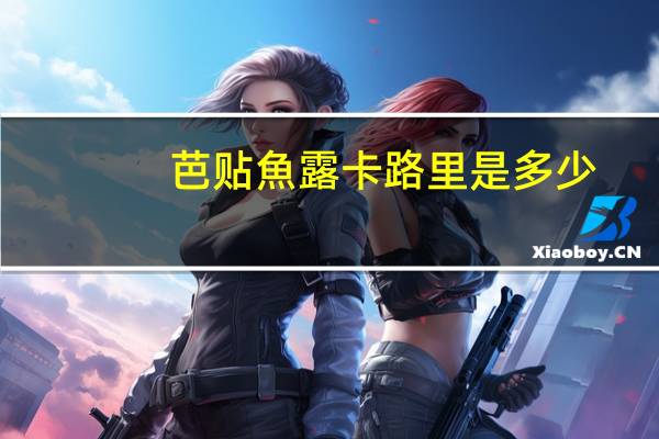 芭贴 魚露卡路里是多少