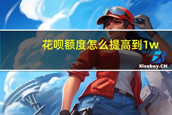 花呗额度怎么提高到1w（花呗额度怎么提高）