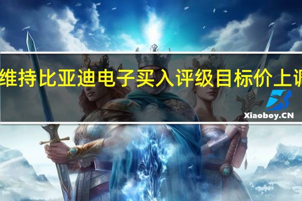 花旗维持比亚迪电子买入评级目标价上调至42港元