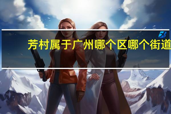 芳村属于广州哪个区哪个街道