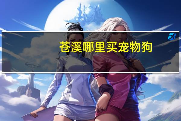苍溪哪里买宠物狗
