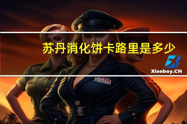 苏丹 消化饼卡路里是多少