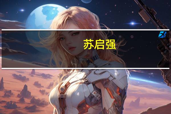 苏启强（关于苏启强的介绍）