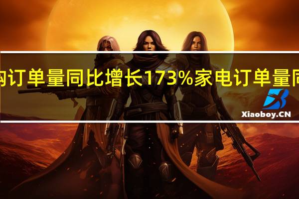 苏宁易购订单量同比增长173% 家电订单量同比增长139%