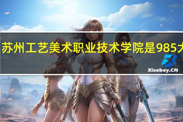 苏州工艺美术职业技术学院是985大学吗