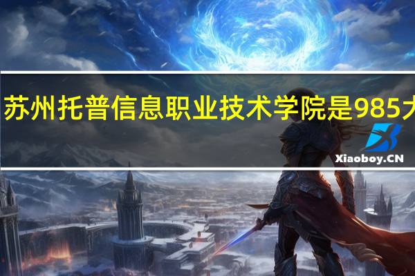 苏州托普信息职业技术学院是985大学吗