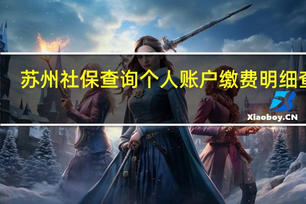 苏州社保查询个人账户缴费明细查询（苏州社保查询个人账户）