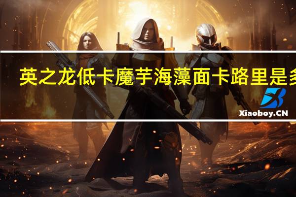 英之龙 低卡魔芋海藻面卡路里是多少
