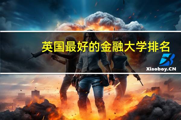 英国最好的金融大学排名