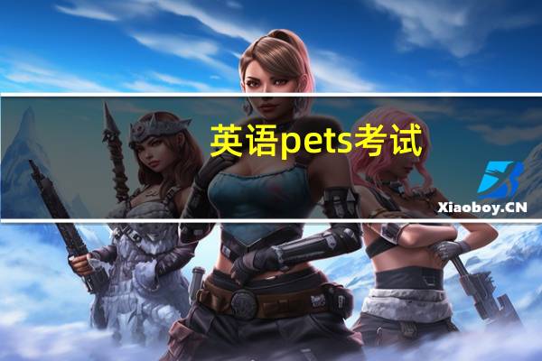 英语pets考试（pest英语考试官网）