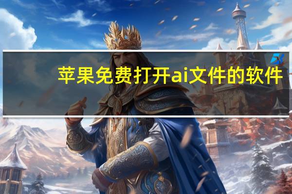 苹果免费打开ai文件的软件（苹果手机打开ai文件）