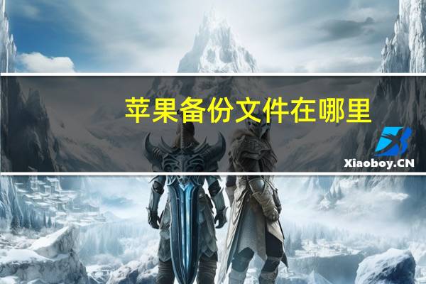 苹果备份文件在哪里（苹果备份文件在哪里）