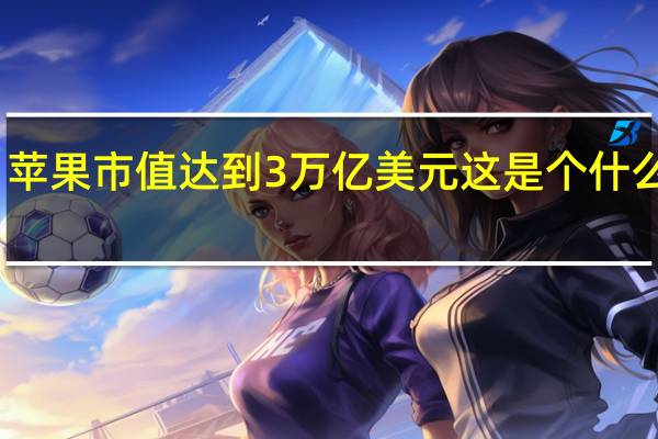 苹果市值达到3万亿美元 这是个什么概念