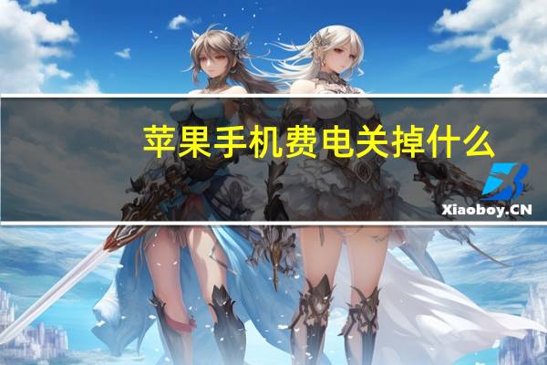 苹果手机费电关掉什么（苹果手机费电怎么办）