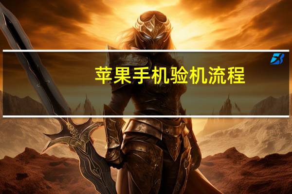 苹果手机验机流程（苹果手机验机）