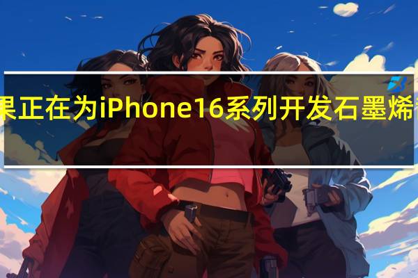 苹果正在为iPhone16系列开发石墨烯散热系统