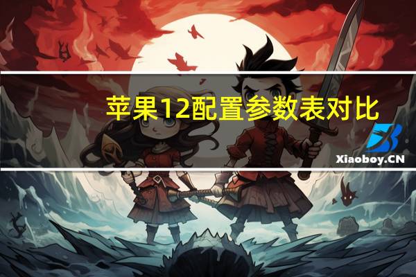 苹果12配置参数表对比（苹果12配置）