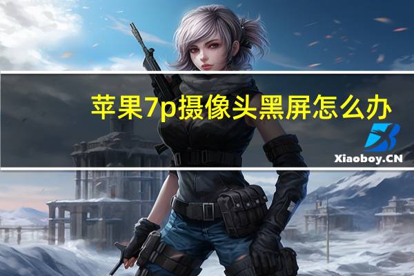 苹果7p摄像头黑屏怎么办（摄像头黑屏怎么办）