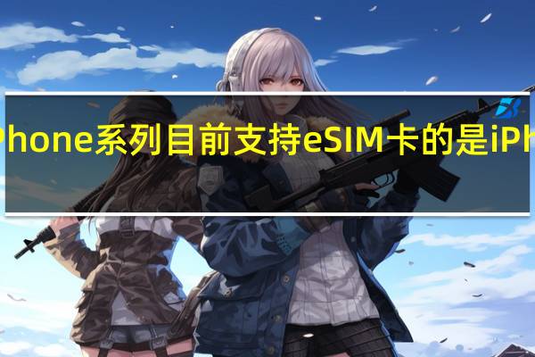 苹果iPhone系列目前支持eSIM卡的是iPhone13系列