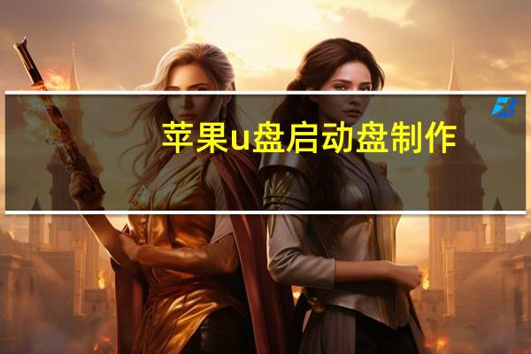 苹果u盘启动盘制作（苹果u盘）