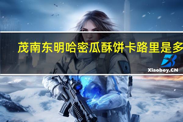 茂南东明 哈密瓜酥饼卡路里是多少