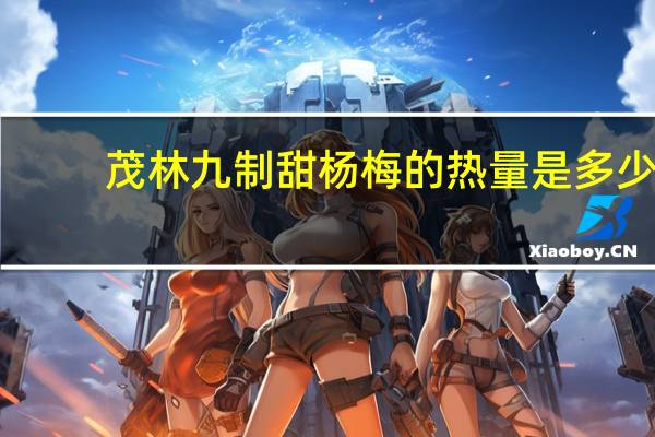茂林 九制甜杨梅的热量是多少