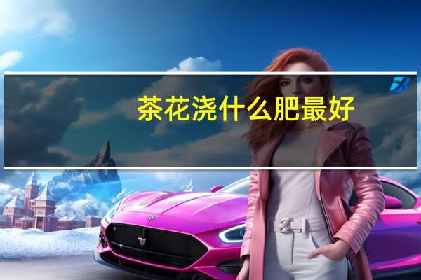 茶花浇什么肥最好