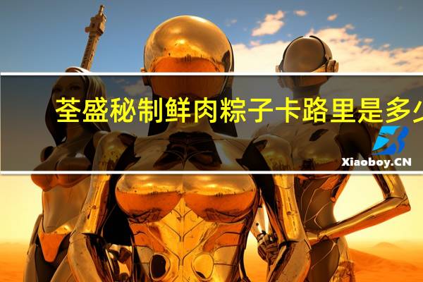 荃盛 秘制鲜肉粽子卡路里是多少