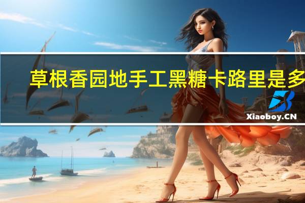 草根香园地 手工黑糖卡路里是多少