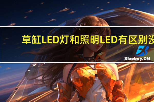 草缸LED灯和照明LED有区别没