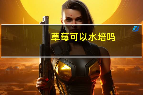 草莓可以水培吗