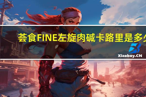 荟食 FINE左旋肉碱卡路里是多少