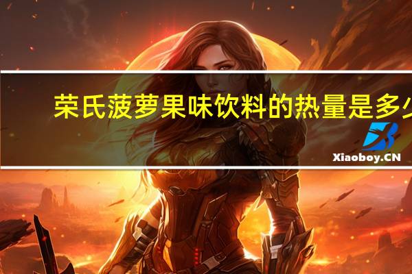 荣氏 菠萝果味饮料的热量是多少