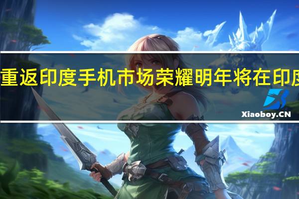 荣耀重返印度手机市场 荣耀明年将在印度生产手机