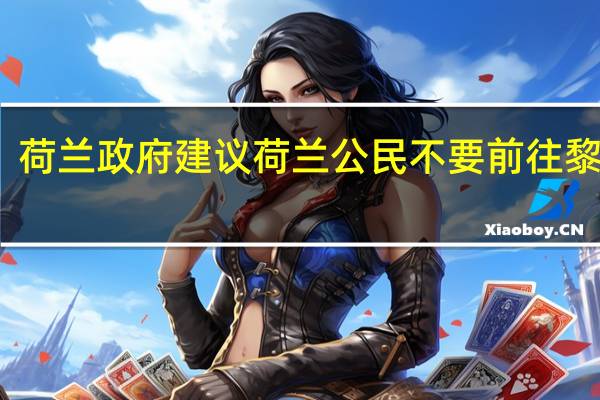荷兰政府建议荷兰公民不要前往黎巴嫩