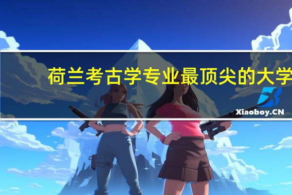 荷兰考古学专业最顶尖的大学