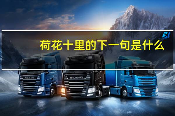 荷花十里的下一句是什么