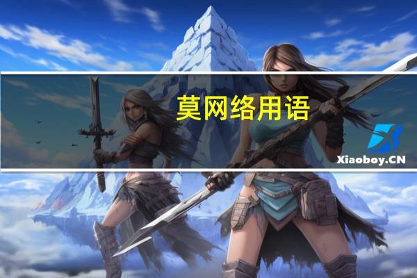 莫网络用语（莫网）