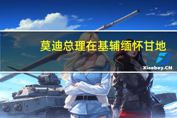 莫迪总理在基辅缅怀甘地，重申其和平理念对现代社会的重要性